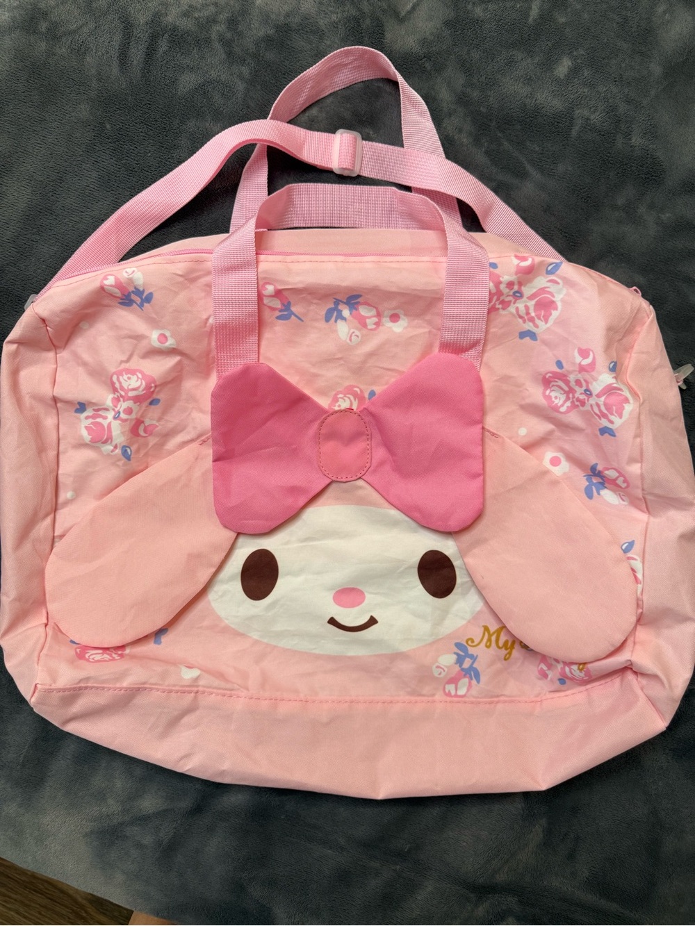 Sanrio My Melody Pink Floral Kids Tote Bag